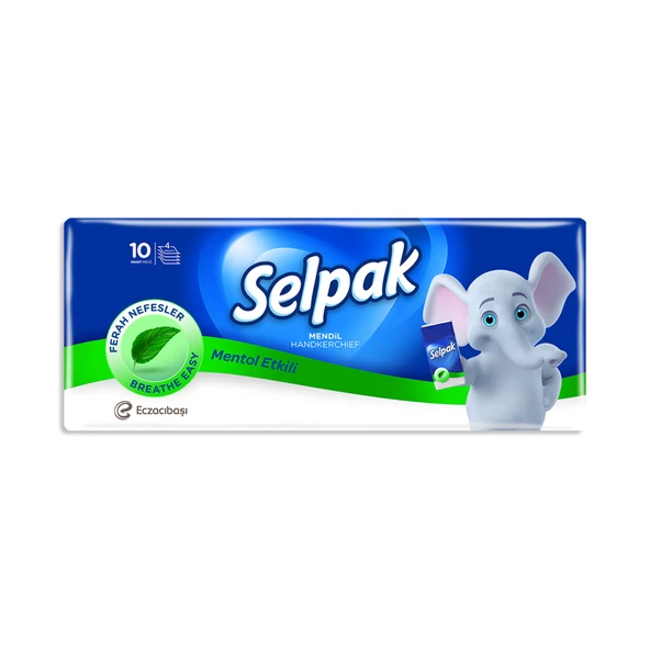 Selpak Mentollü Mendil 10'lu (6'li Paket) ürün görseli 1