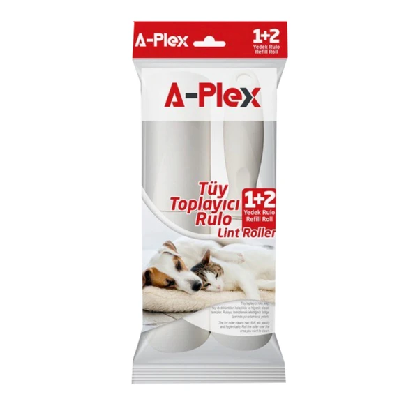 A-plex Tüy Toplayıcı Rulo + 2 Yedek (5'li Paket) ürün görseli 1