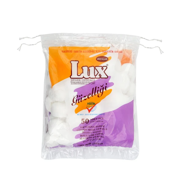 Lux Top Makyaj Pamuğu 50'li (8'li Paket) ürün görseli 1