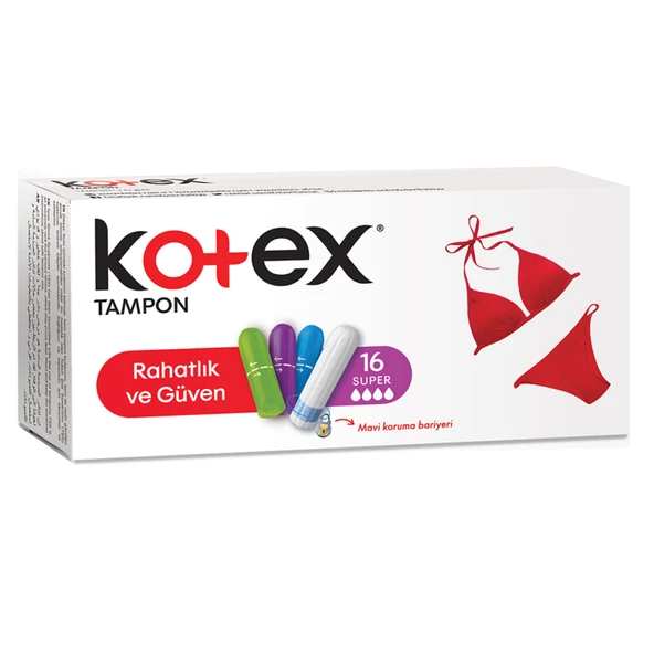 Kotex Tampon Super 16 Ped (7'li Paket) ürün görseli 1