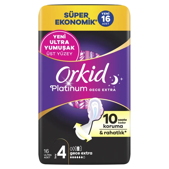 Orkid Platinum Gece Ekstra 16'lı (5'li Paket) ürün görseli 1
