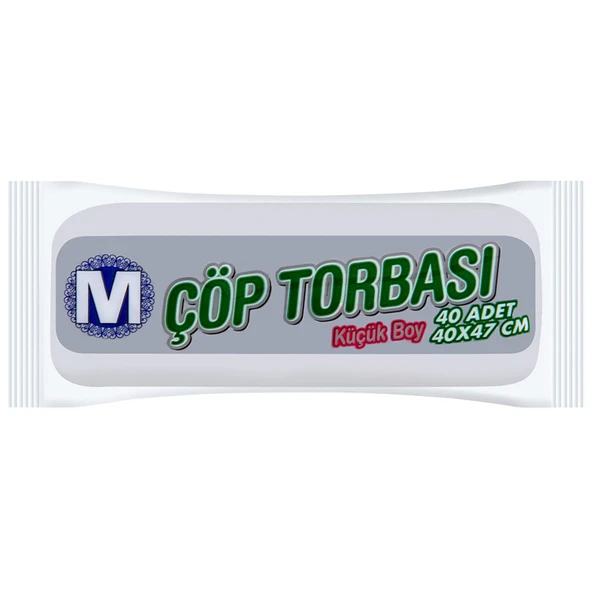 Migros Ekonomik Küçük Boy Çöp Torbası 40 Adet (7'li Paket) ürün görseli 1