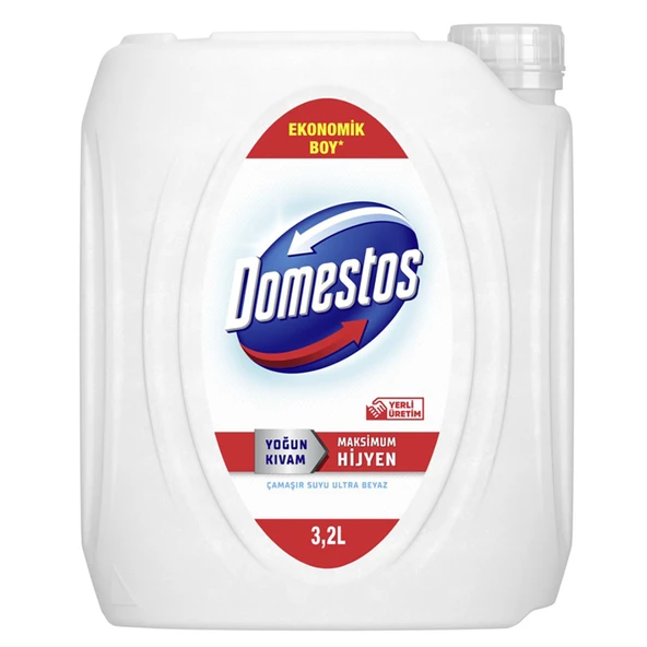 Domestos Ultra Beyaz Çamaşır Suyu 3.240 Ml (3'li Paket) ürün görseli 1