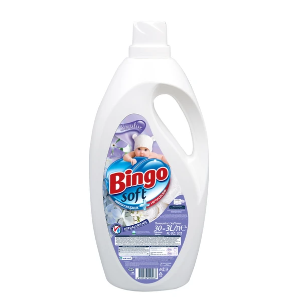 Bingo Soft Yumuşatıcı 3 L Sensitive (4'li Paket) ürün görseli 1