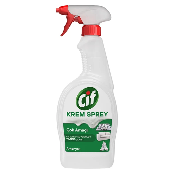 Cif Amonyak Çok Amaçlı Krem Sprey 750 Ml (6'li Paket) ürün görseli 1
