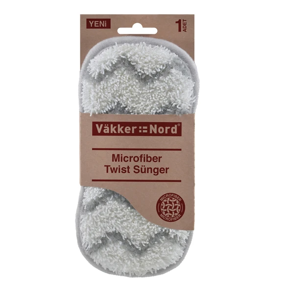 Vakker Nord Microfiber Twist Sünger (8'li Paket) ürün görseli 1