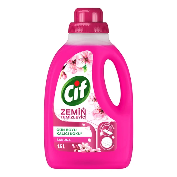 Cif Zemin Temizleyici Sakura 1.5 L (6'li Paket) ürün görseli 1