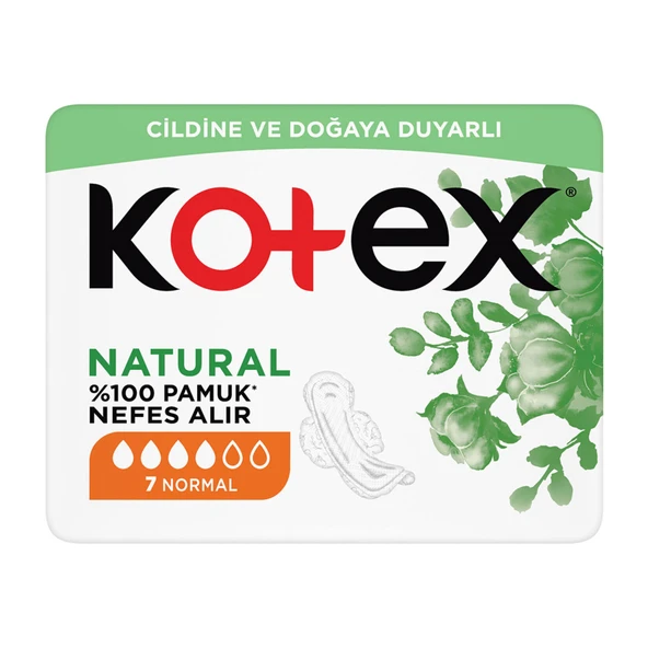Kotex Natural Ultra Single Normal Ped 7'li (8'li Paket) ürün görseli 1
