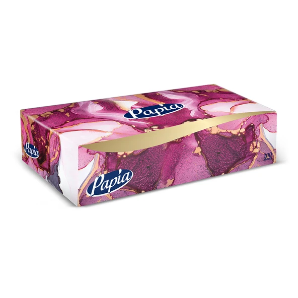 Papia Kutu Mendil 100'lü (5'li Paket) ürün görseli 1