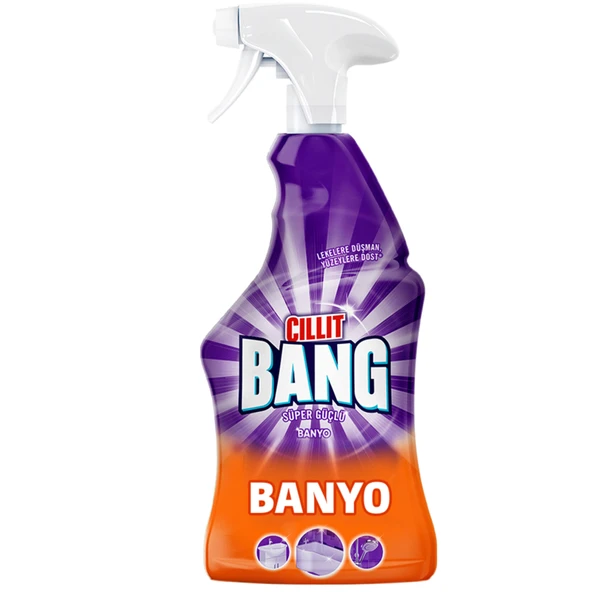 Cillit Bang Banyo Kir ve Kireç Sökücü Sprey 750 Ml (5'li Paket) ürün görseli 1