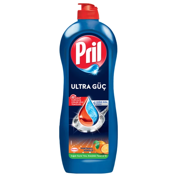 Pril Adana Portakal Kokulu Bulaşık Deterjanı 653 Ml (8'li Paket) ürün görseli 1