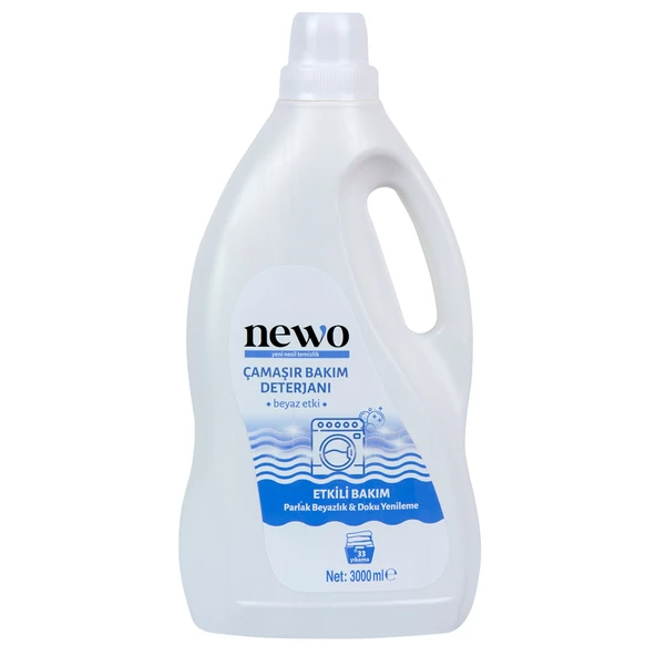 Newo Sıvı Çamaşır Bakım Deterjanı Beyaz 3L (6'li Paket) ürün görseli 1