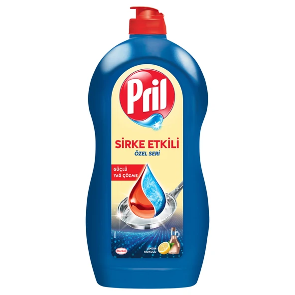 Pril Sirke Bulaşık Sıvı Deterjanı 1100 Ml (6'li Paket) ürün görseli 1