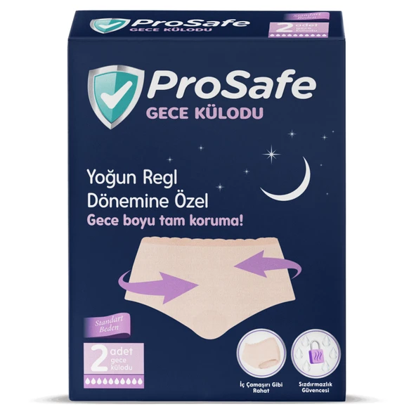 Prosafe Gece Külodu 2'li (6'li Paket) ürün görseli 1