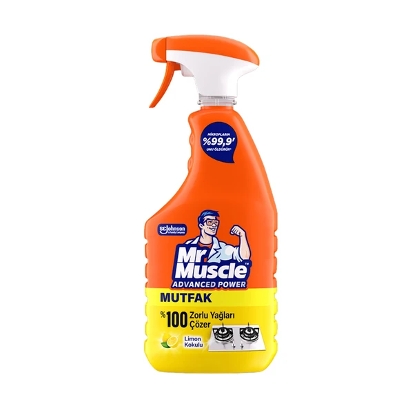 Mr. Muscle Advanced Power Mutfak Temizleyici Limon 750ml (8'li Paket) ürün görseli 1