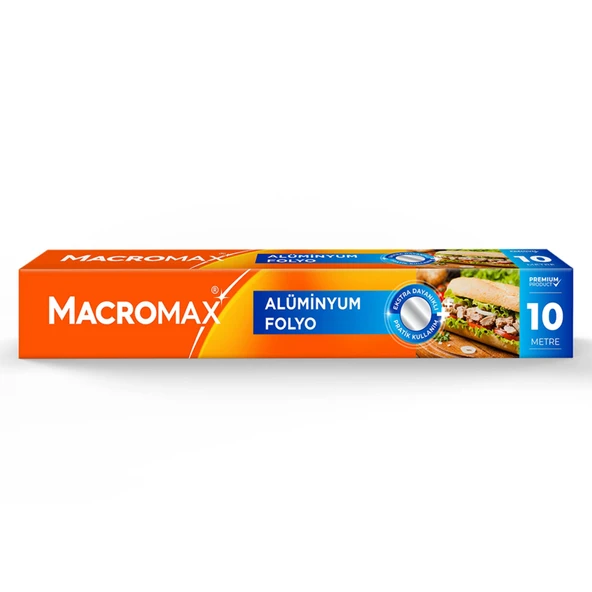 Macromax Alüminyum Folyo 10 M (8'li Paket) ürün görseli 1