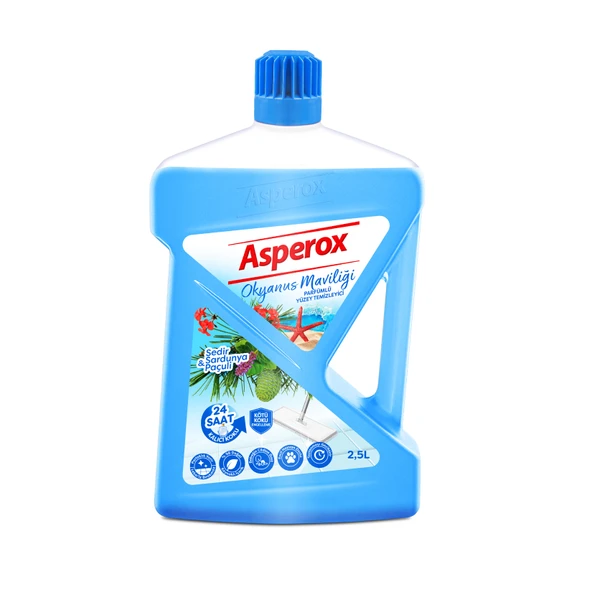 Asperox Yüzey Temizleyici Okyanus Maviliği 2.5 L (8'li Paket) ürün görseli 1