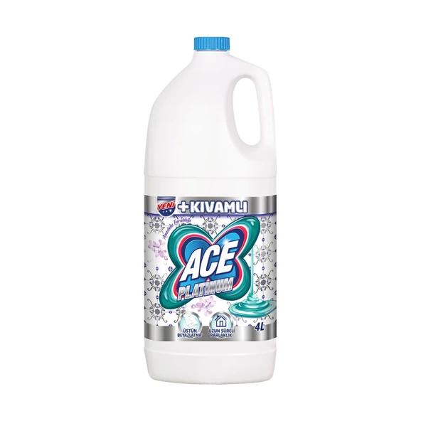 Ace Platinum Anadolu Ferahlığı Çamaşır Suyu 4 L (3'li Paket) ürün görseli 1