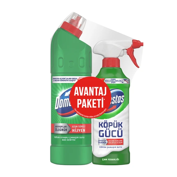 Domestos Köpük Çam 450 Ml + Dağ Esintisi 750 Ml (4'li Paket) ürün görseli 1