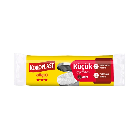 Koroplast Küçük Boy Çöp Torbası 30'lu (6'li Paket) ürün görseli 1