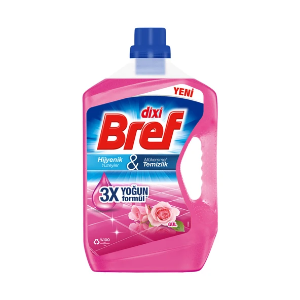 Dixi Bref Gül Yüzey Temizleyici 2.5 L (8'li Paket) ürün görseli 1