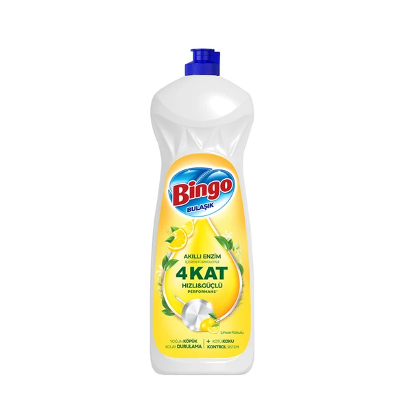Bingo Elde Bulaşık Deterjanı Limon 650 Ml (8'li Paket) ürün görseli 1