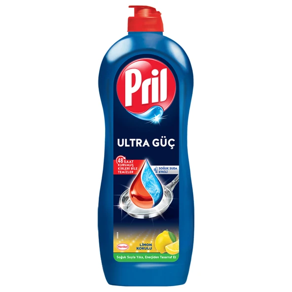 Pril Power 5 Etki Limon 653 Ml (6'li Paket) ürün görseli 1
