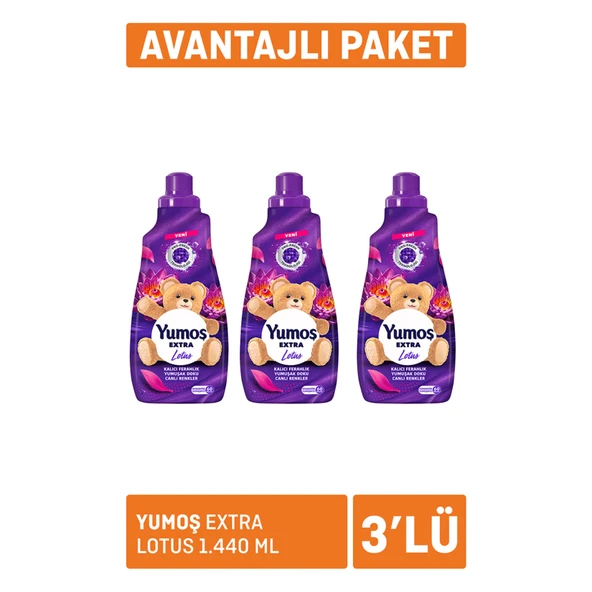 Yumoş Extra Lotus 3 x 1.440 Ml (4'li Paket) ürün görseli 1
