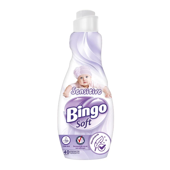 Bingo Soft Konsantre Sensitive Yumuşatıcı 960 Ml (6'li Paket) ürün görseli 1