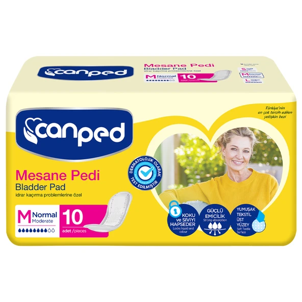 Canped Mesane Pedi Normal 10'lu (7'li Paket) ürün görseli 1
