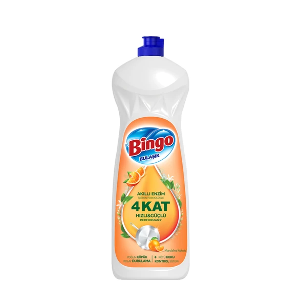 Bingo Elde Bulaşık Deterjanı Mandalina 650 Ml (8'li Paket) ürün görseli 1