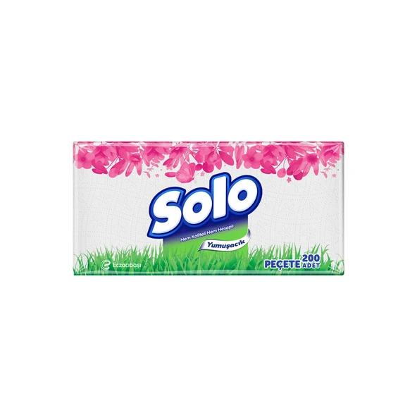 Solo Peçete 200 Yaprak (8'li Paket) ürün görseli 1