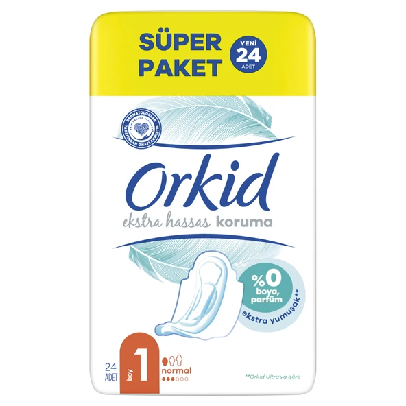 Orkid Ekstra Hassas Normal 24'lü (4'li Paket) ürün görseli 1