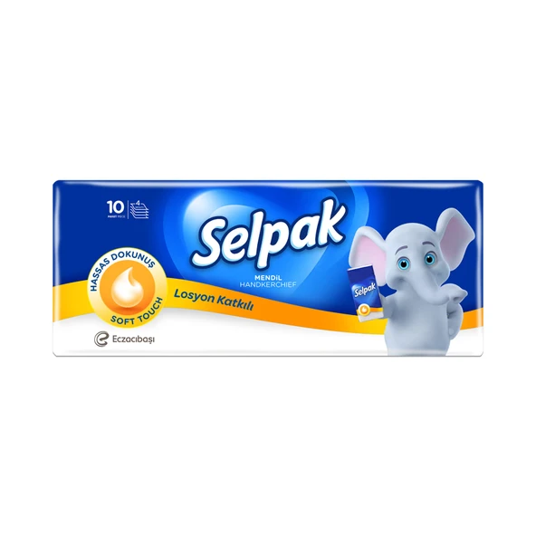 Selpak Losyonlu Mendil 10'lu (7'li Paket) ürün görseli 1