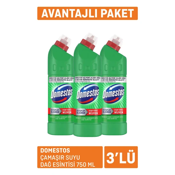 Domestos Dağ Esintisi 3x750 Ml (3'li Paket) ürün görseli 1