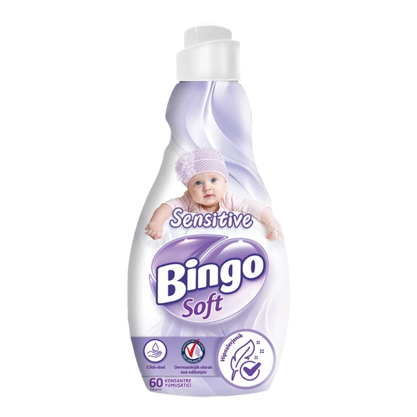 Bingo Soft Konsantre Yumuşatıcı 1440 Ml Sensitive (5'li Paket) ürün görseli 1