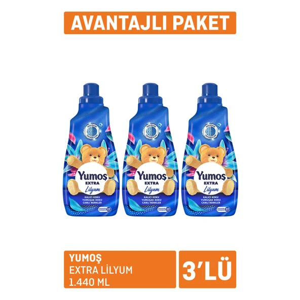 Yumoş Extra Lilyum 3 x 1.440 Ml (6'li Paket) ürün görseli 1
