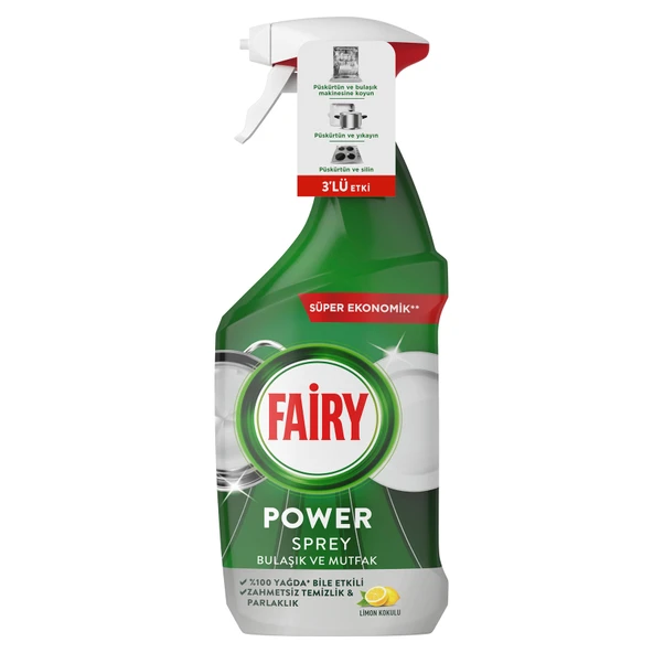 Fairy Power Spray 800 Ml (8'li Paket) ürün görseli 1