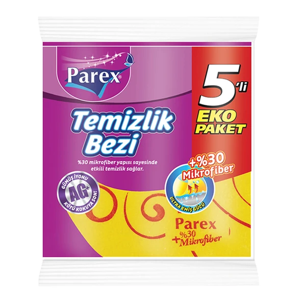 Parex Temizlik Bezi 5'li (5'li Paket) ürün görseli 1