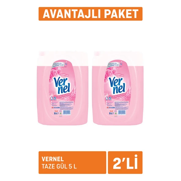 Vernel Taze Gül 2 x 5L (7'li Paket) ürün görseli 1