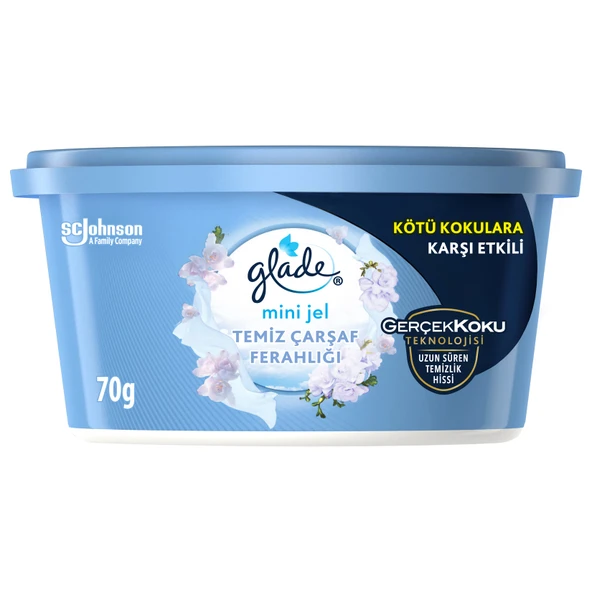 Glade Mini Jel Temiz Çarşaf Ferahlığı 70 G (7'li Paket) ürün görseli 1