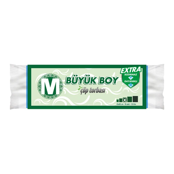 Migros Büyük Boy Çöp Torbası 65 x 80 10 Adet (7'li Paket) ürün görseli 1