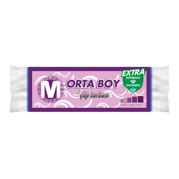 Migros Orta Boy Çöp Torbası 20'li (7'li Paket) ürün görseli 1