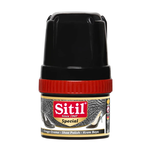 SİTİL SİYAH KREM AYAKKABI BOYASI 60 ML (6'li Paket) ürün görseli 1