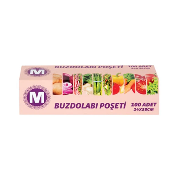 Migros Buzdolabı Poşeti 24X38 Cm 100'lü (7'li Paket) ürün görseli 1