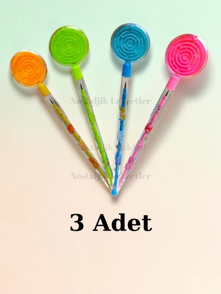 Yumurtlayan 3 Adet Labirent Kalem ürün görseli 1