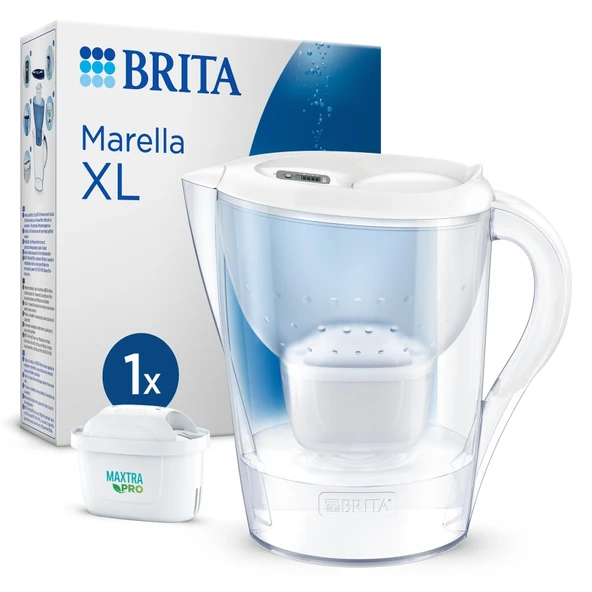Brita Marella XL Filtreli Sürahi (5'li Paket) ürün görseli 1