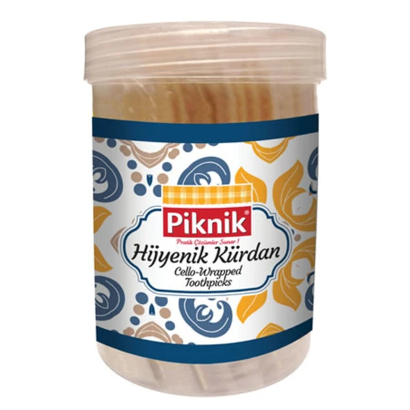Piknik Hijyenik Kürdan 200 Adet 117-P (8'li Paket) ürün görseli 1