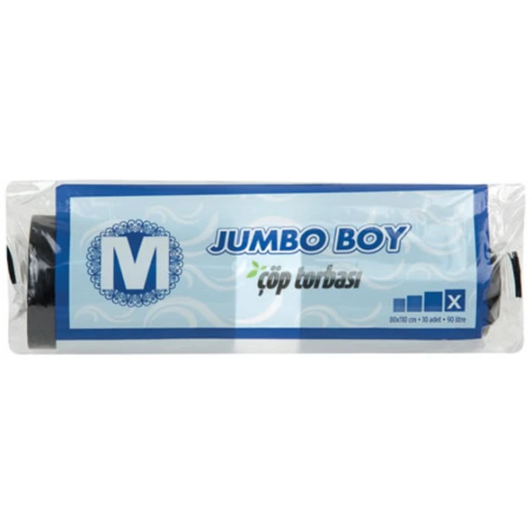 Migros Jumbo Boy Çöp Torbası 10'lu (7'li Paket) ürün görseli 1