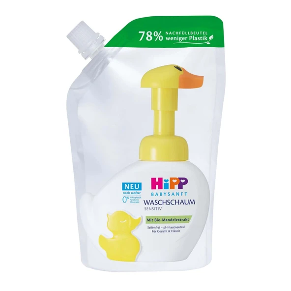 Hipp Babysanft El Yıkama Köpüğü Yedek Poşet 250 Ml (8'li Paket) ürün görseli 1